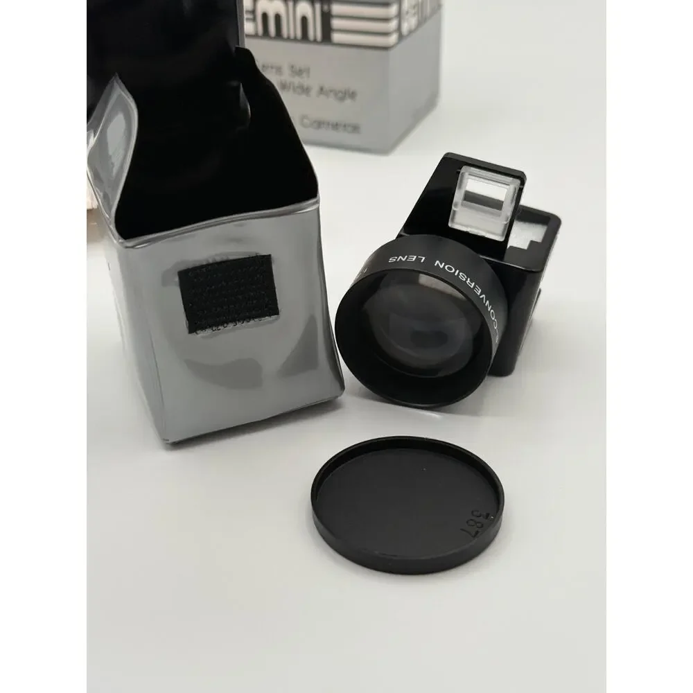 Gemini Auxiliary Lens Set Telephoto & Wide Angle Kodak Disc Cameras 850PDP A2
